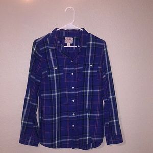 Old navy Plaid button up!